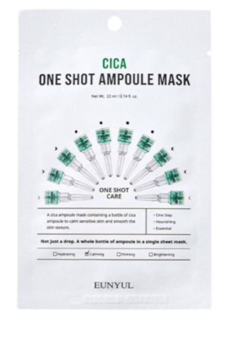 EUNYUL One Shot Ampoule Mask — Cica — 1 Piece