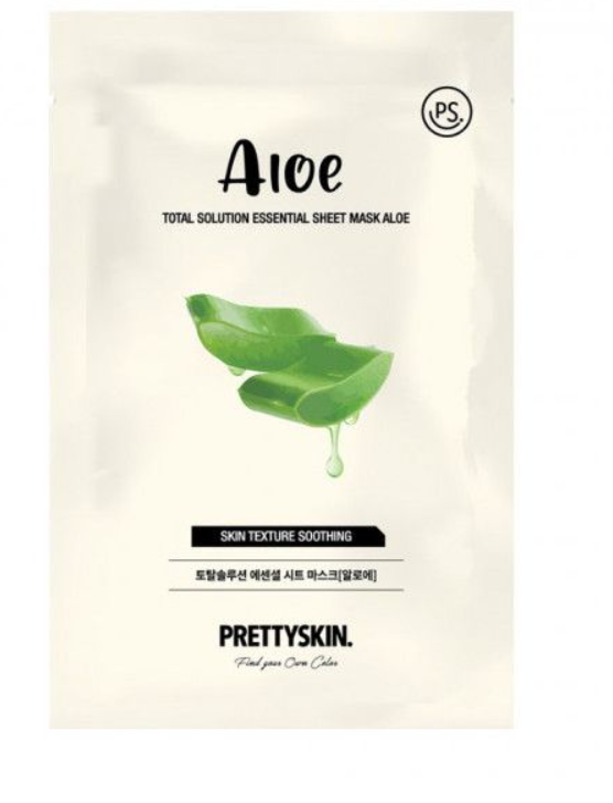 PRETTYSKIN Total Solution Essential Sheet Mask — Aloe