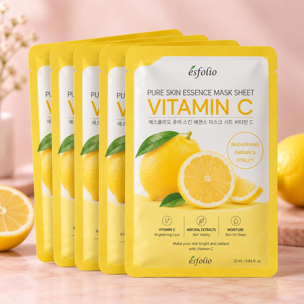 esfolio Vitamin C Mask — 5 Pack