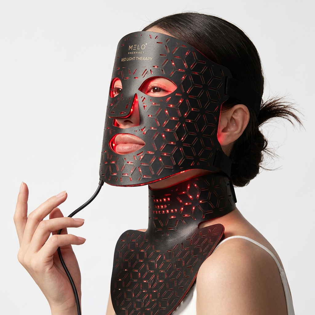Red Light Therapy Face and Neck Mask